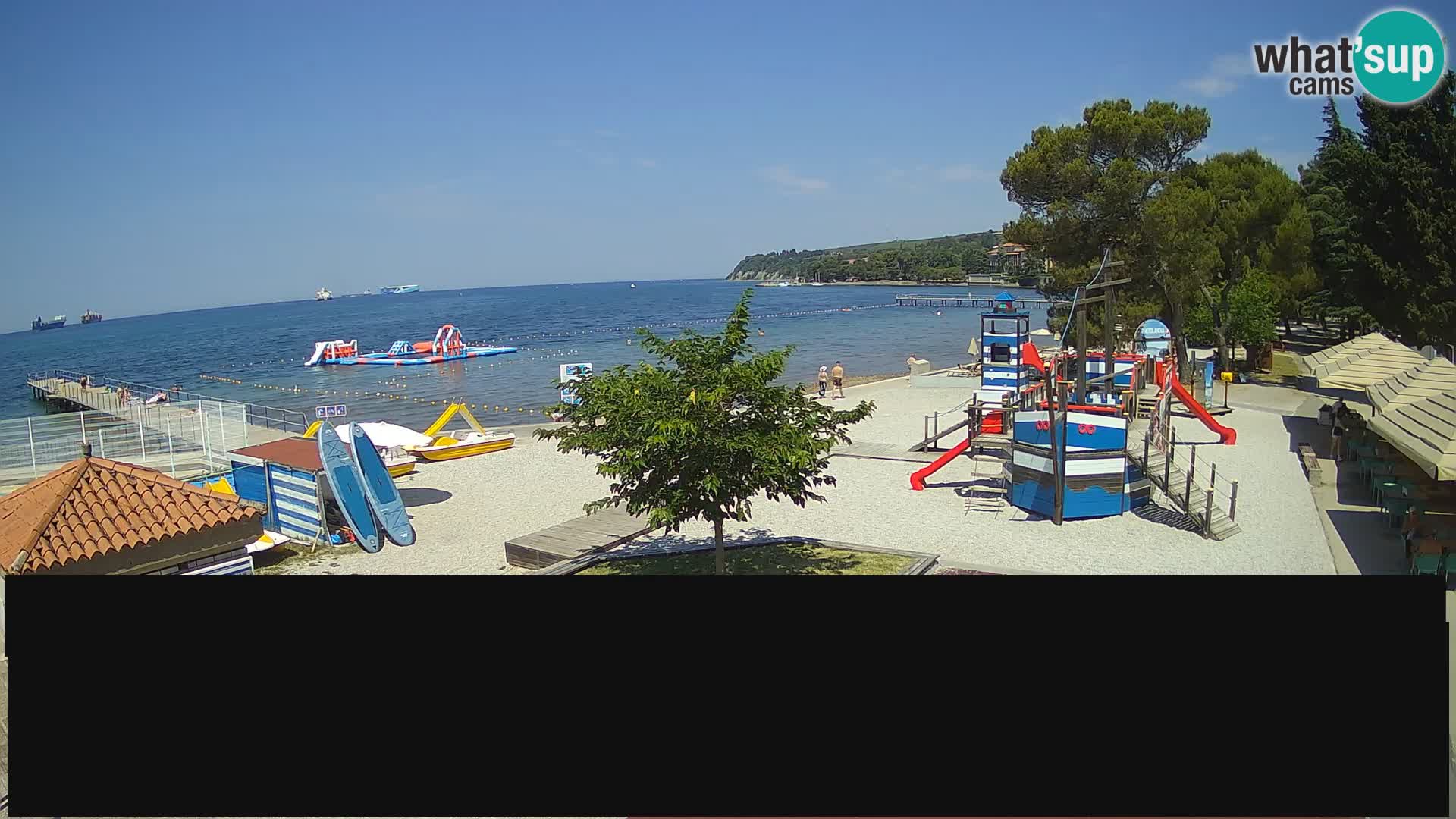 Live webcam Ankaran – Adria Ankaran Hotel & Resort – Slovenia