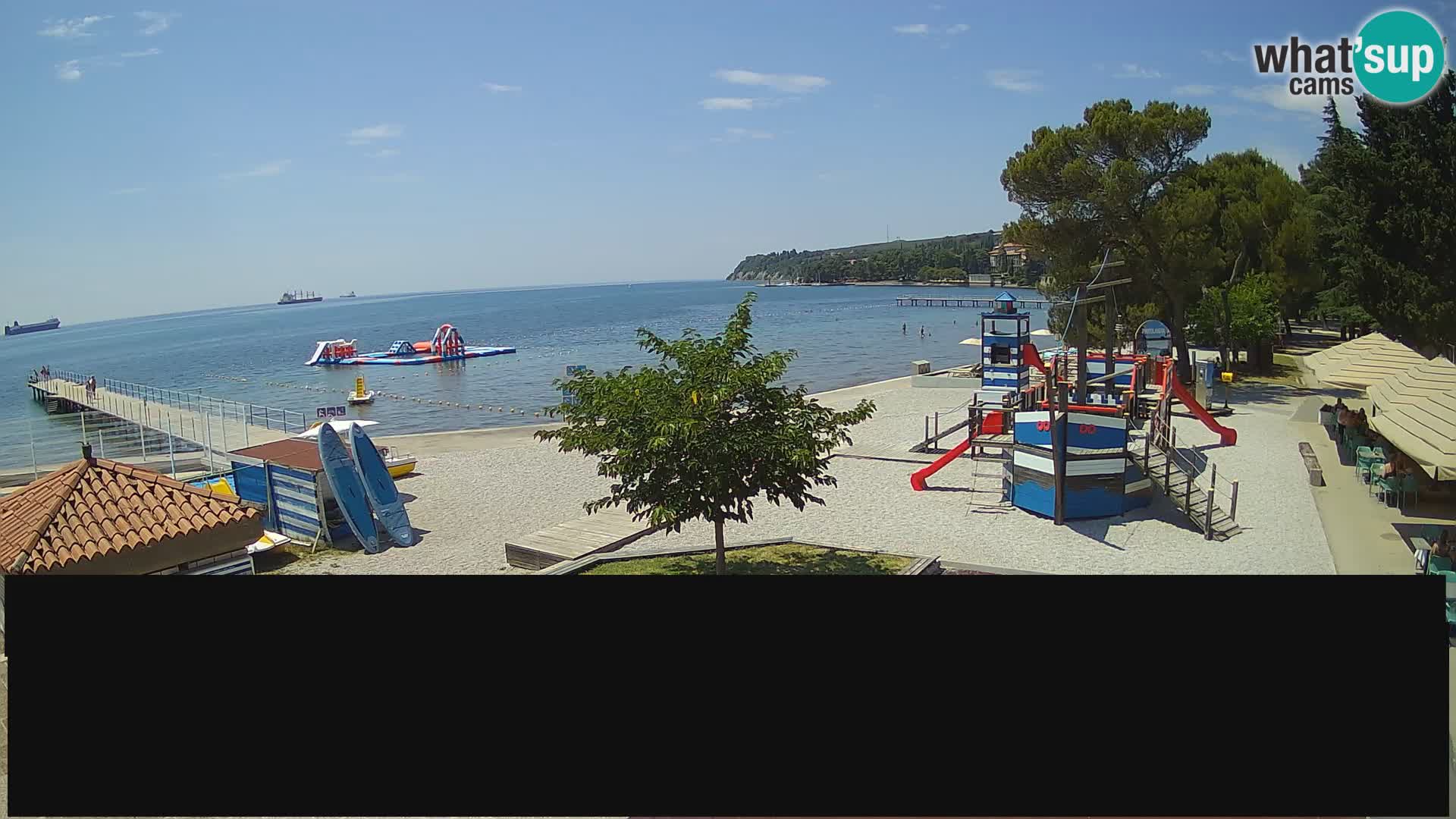 Web kamera uživo Ankaran – Adria Ankaran Hotel & Resort – Slovenija