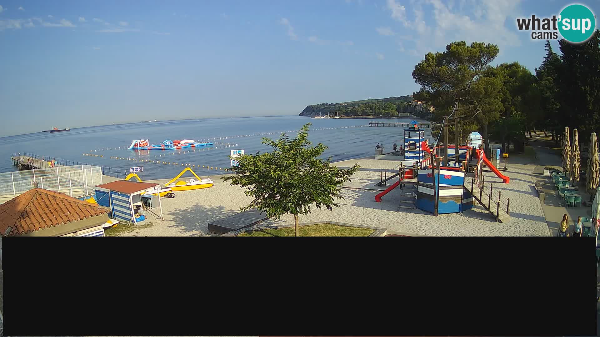 Live webcam Ankarano – Adria Ankaran Hotel & Resort – Slovenia