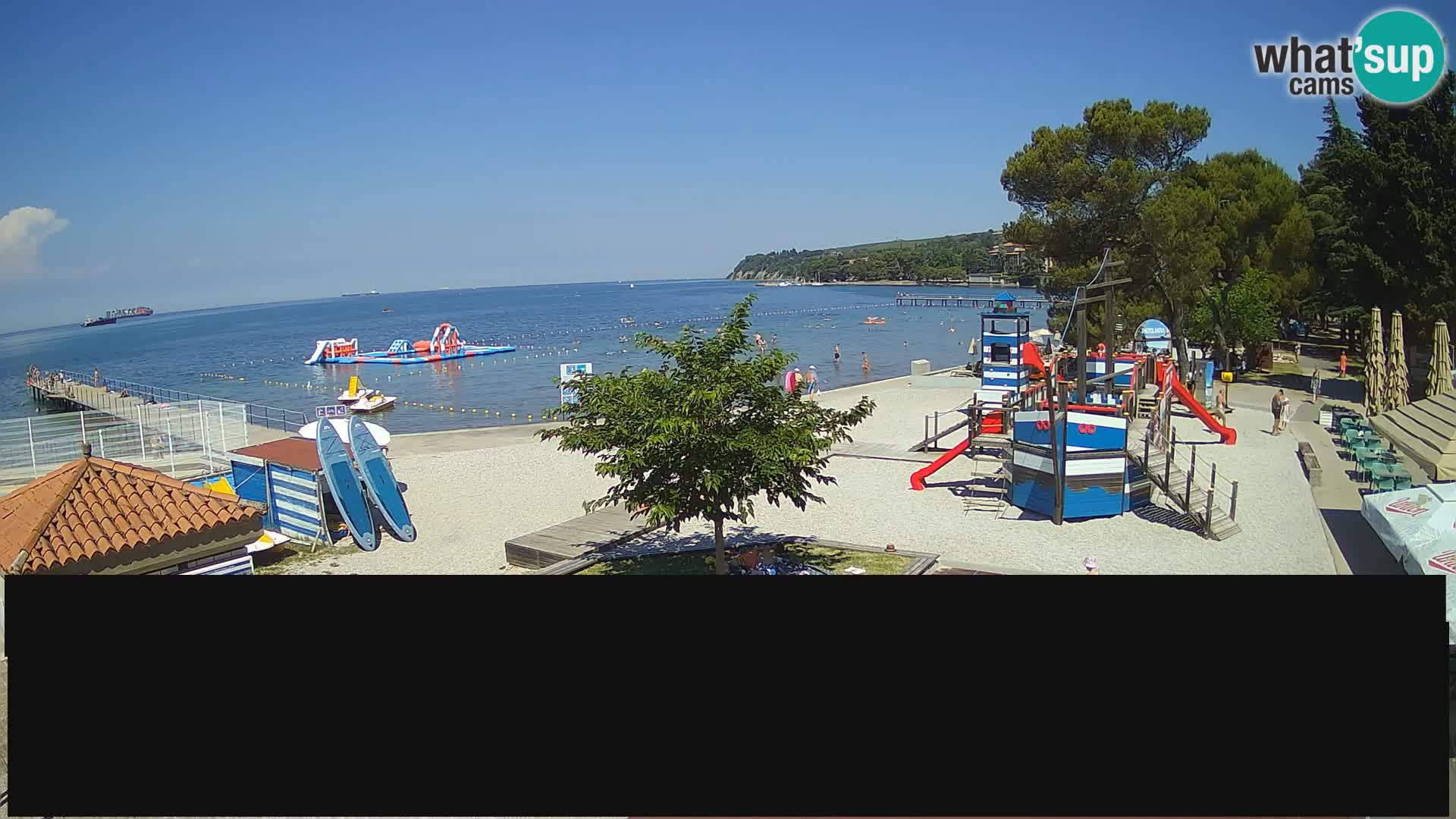 Webcam en direct Ankaran – Adria Ankaran Hotel & Resort – Slovénie
