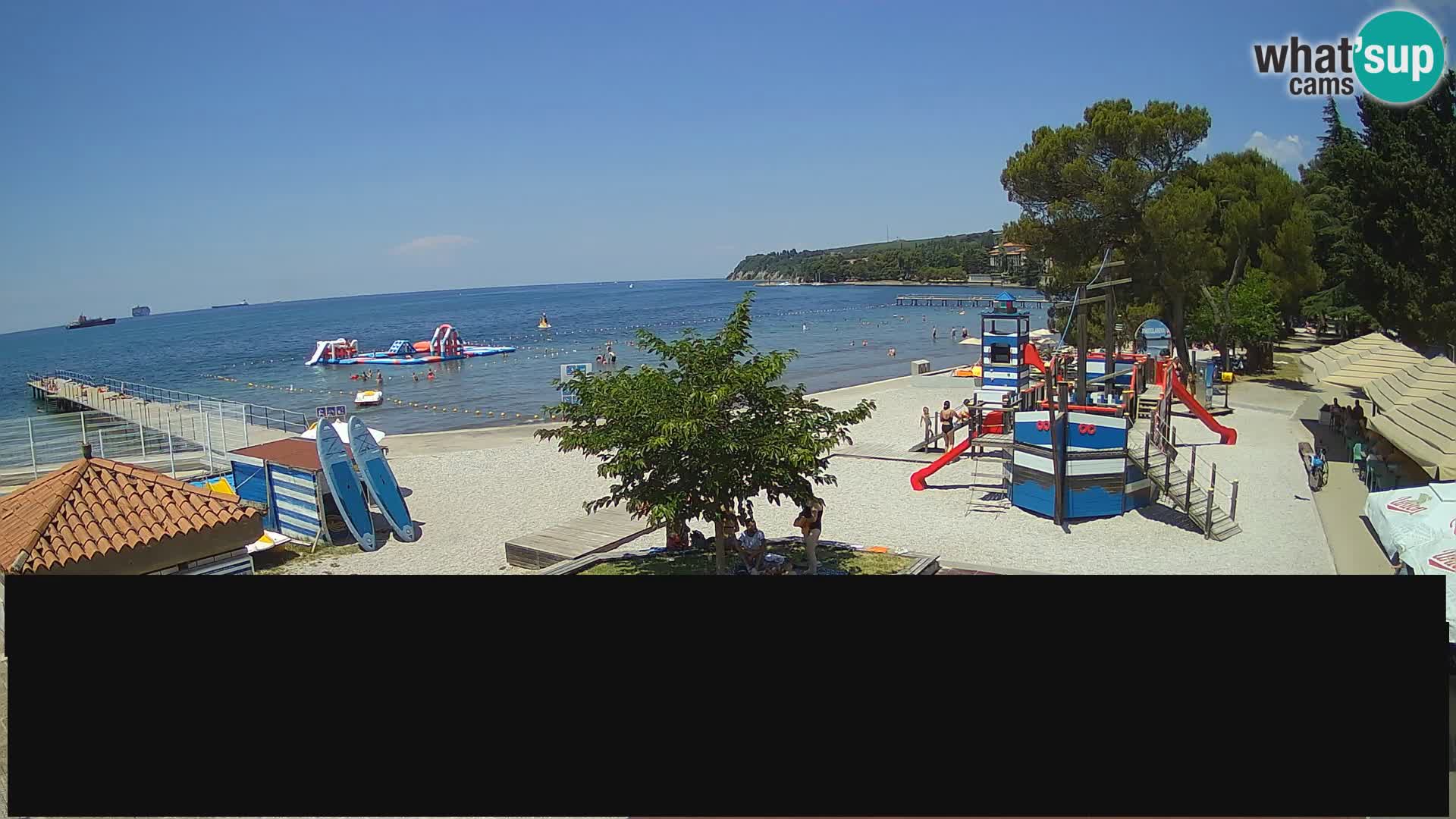 Live webcam Ankaran – Adria Ankaran Hotel & Resort – Slovenia