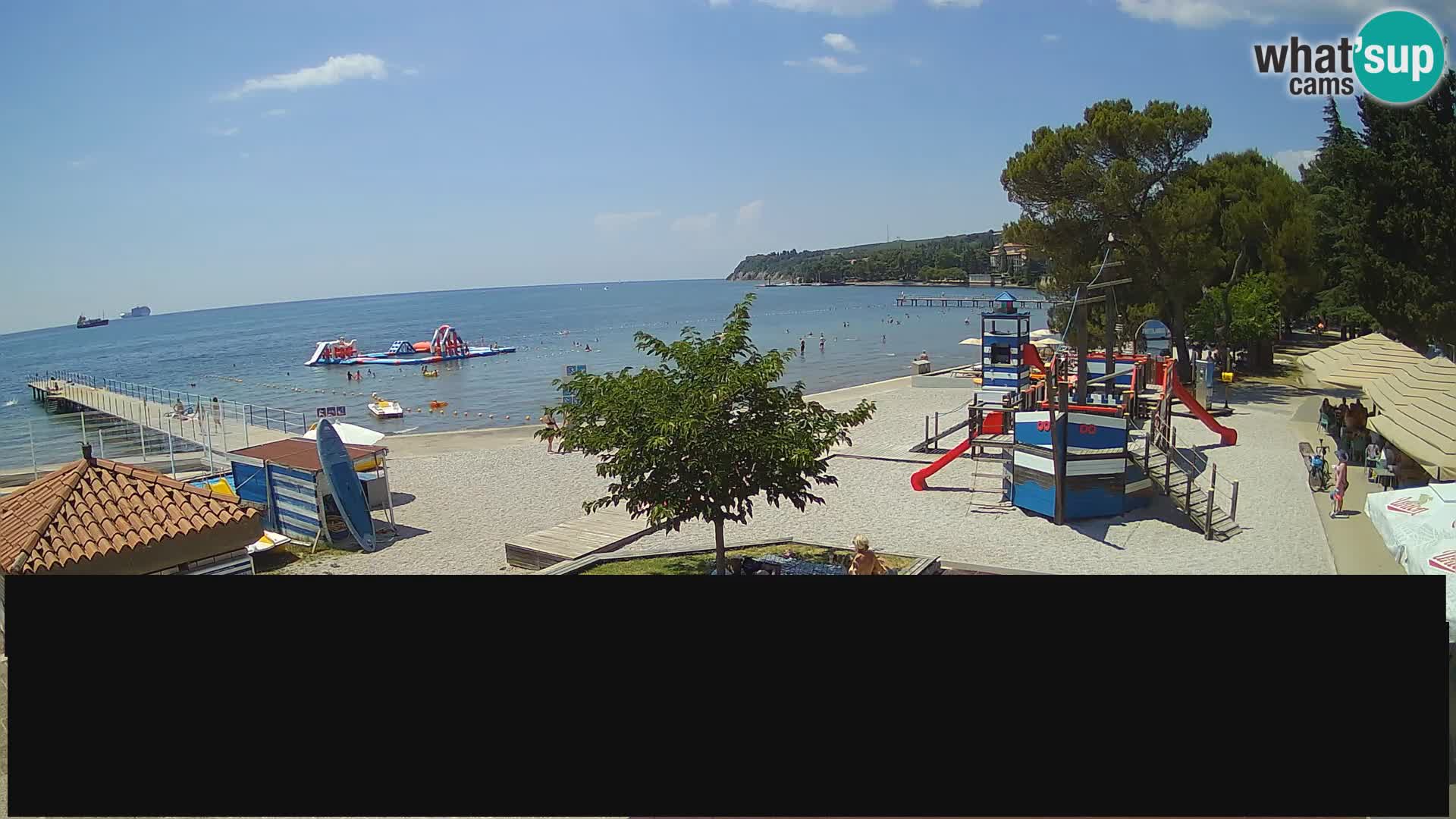 Live webcam Ankaran – Adria Ankaran Hotel & Resort – Slovenia
