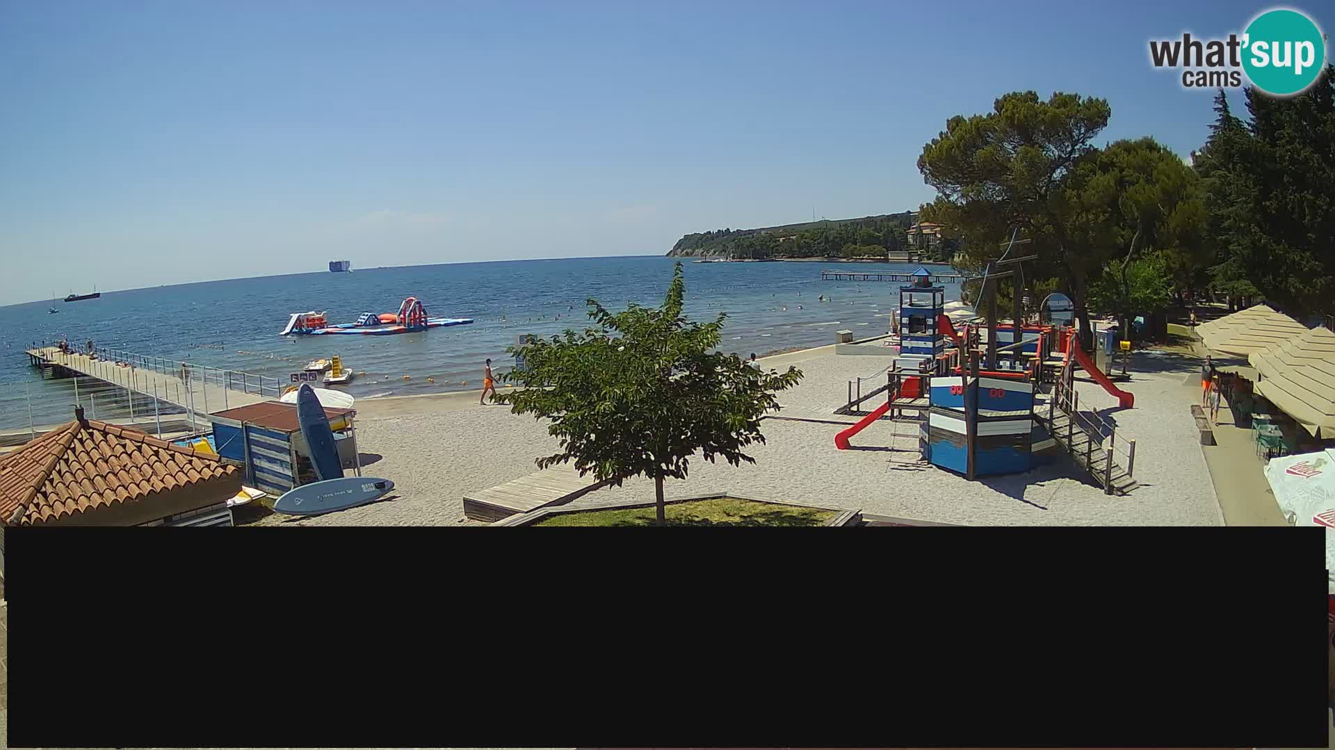 Cámara web en vivo Ankaran – Adria Ankaran Hotel & Resort – Eslovenia