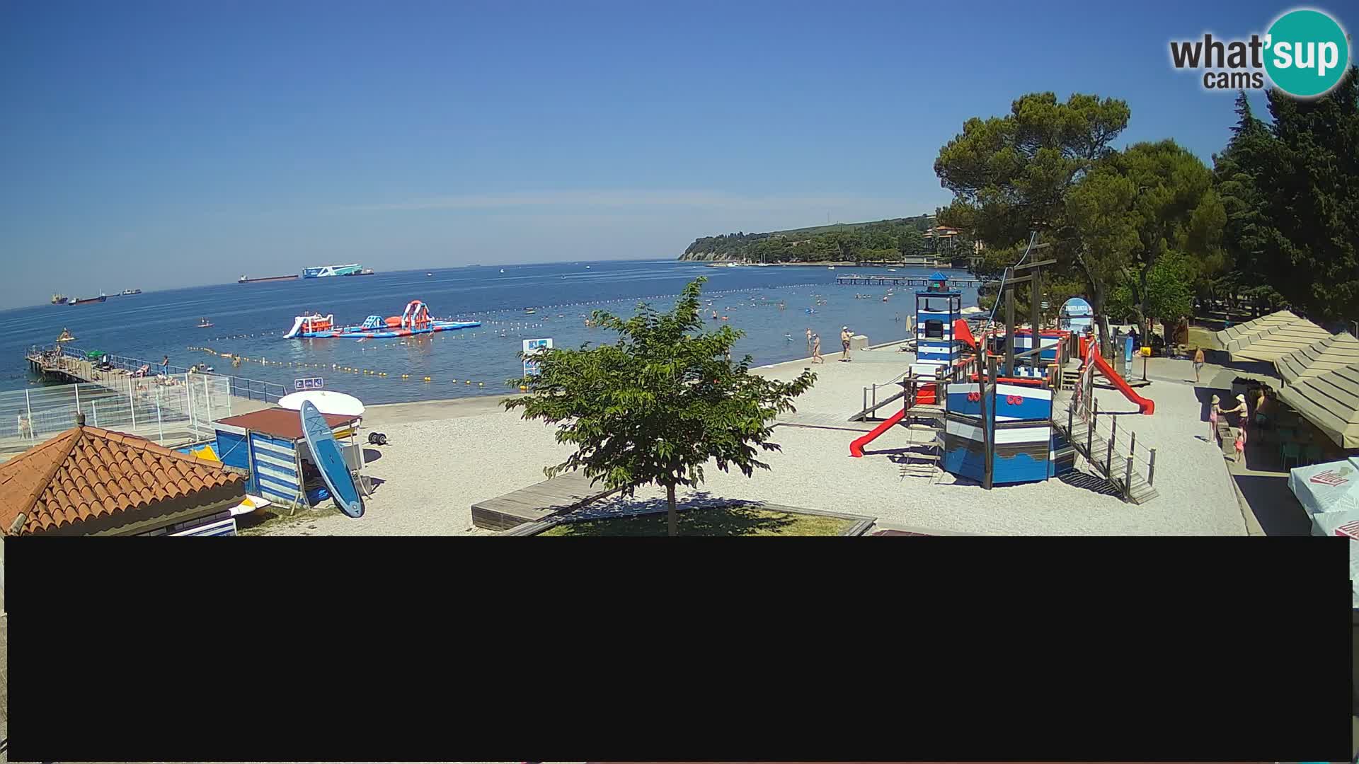 Cámara web en vivo Ankaran – Adria Ankaran Hotel & Resort – Eslovenia