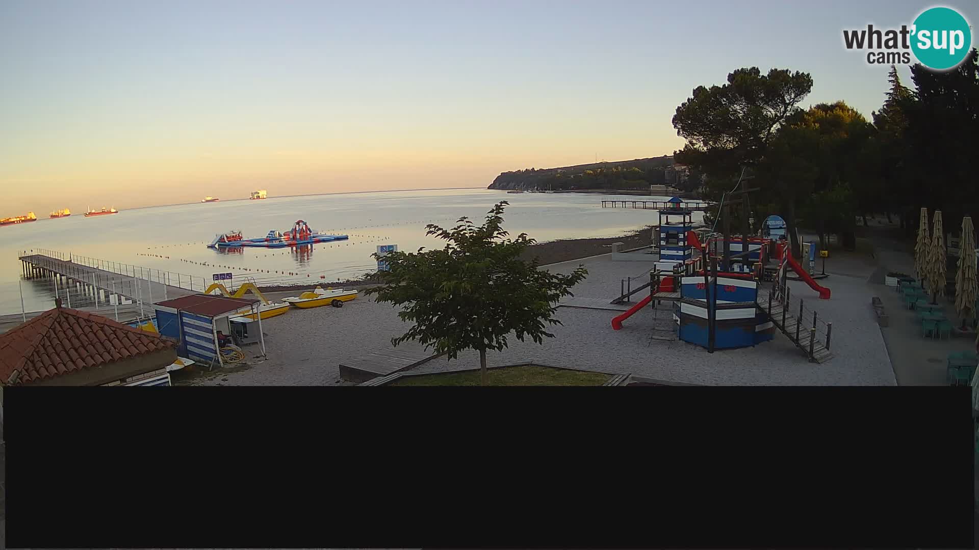 Webcam en direct Ankaran – Adria Ankaran Hotel & Resort – Slovénie