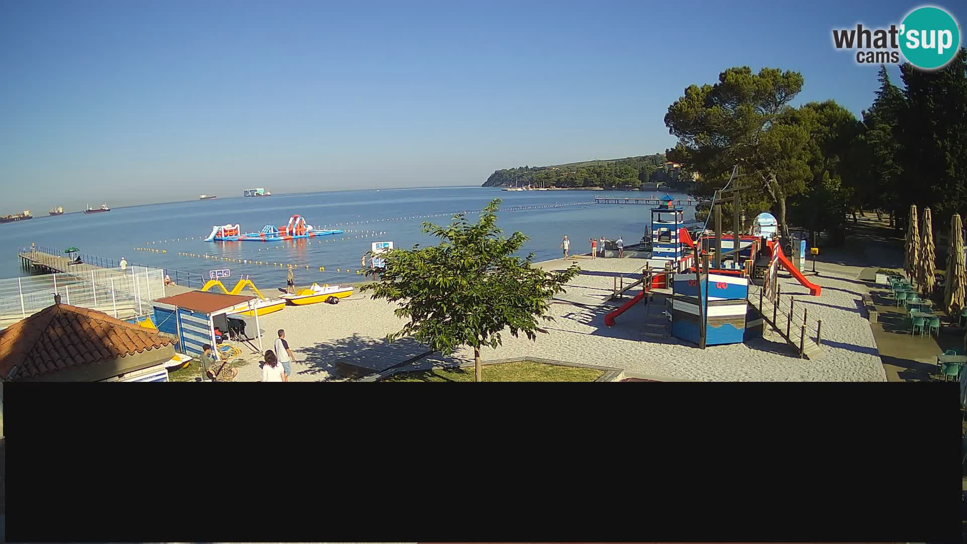 Live webcam Ankaran – Adria Ankaran Hotel & Resort – Slovenia