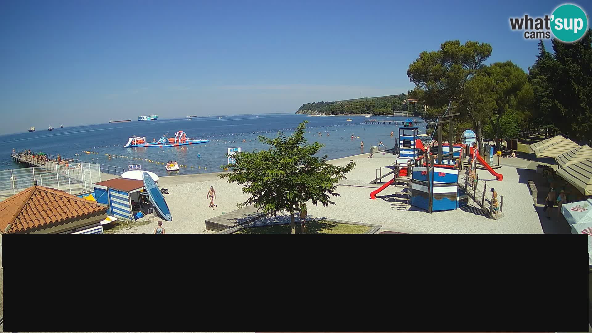 Cámara web en vivo Ankaran – Adria Ankaran Hotel & Resort – Eslovenia