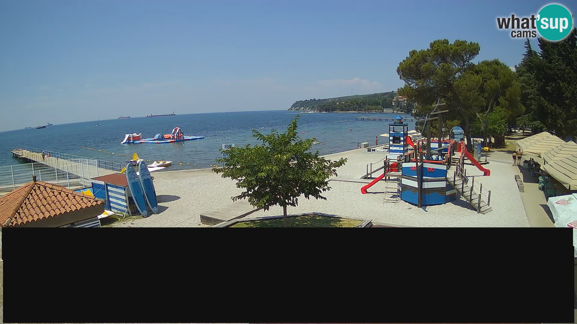 Cámara web en vivo Ankaran – Adria Ankaran Hotel & Resort – Eslovenia