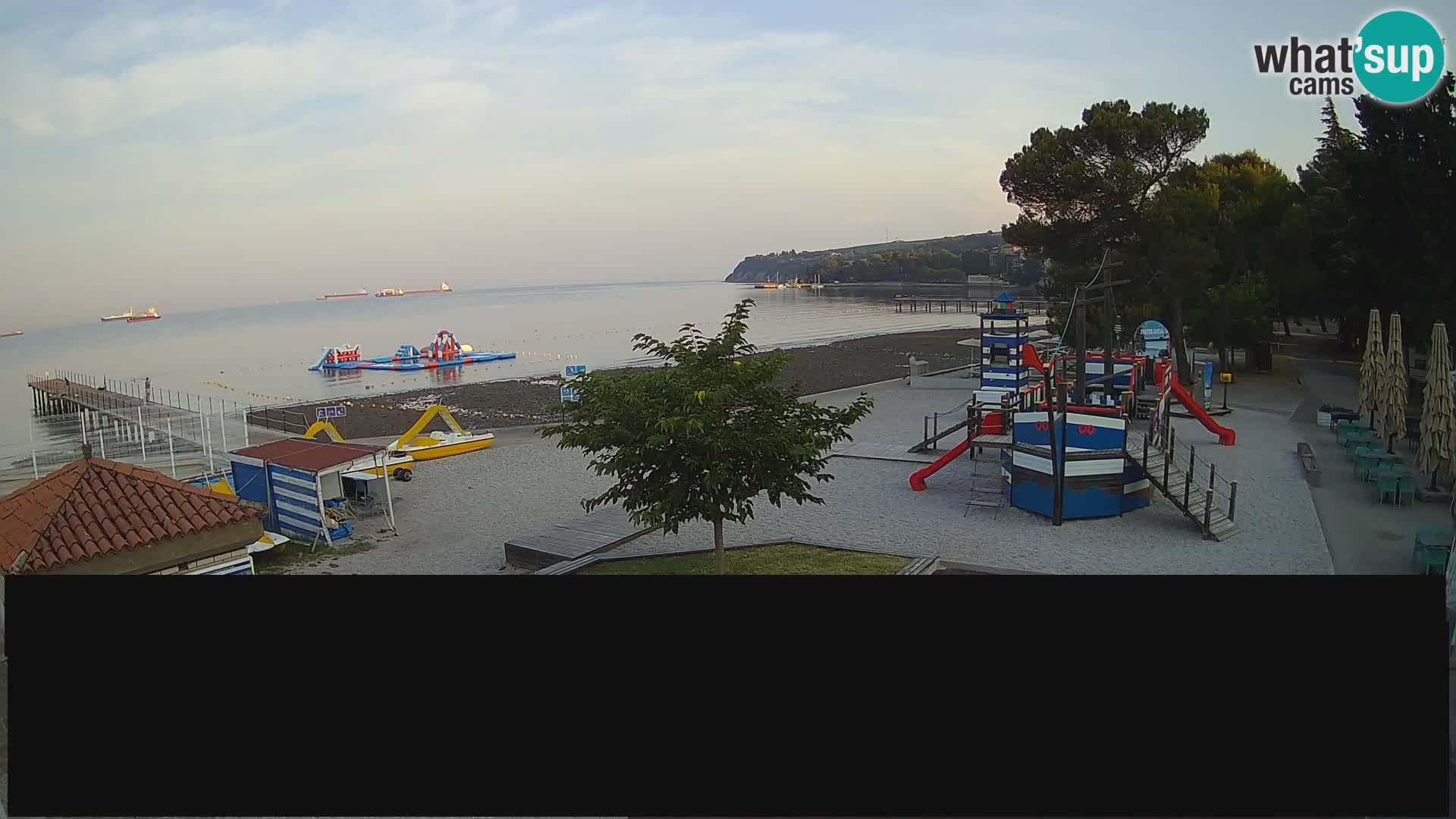 Cámara web en vivo Ankaran – Adria Ankaran Hotel & Resort – Eslovenia