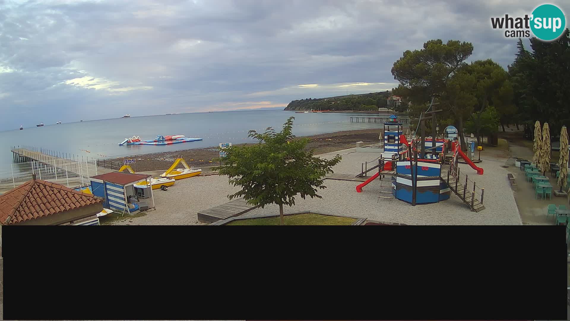 Cámara web en vivo Ankaran – Adria Ankaran Hotel & Resort – Eslovenia