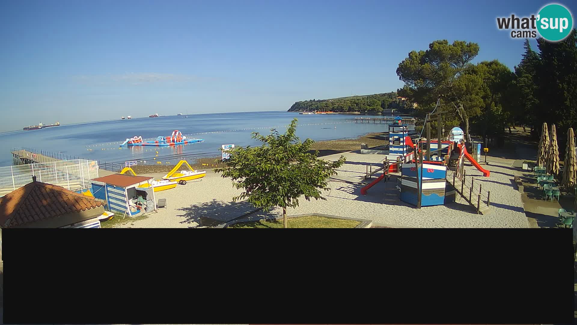 Webcam en direct Ankaran – Adria Ankaran Hotel & Resort – Slovénie