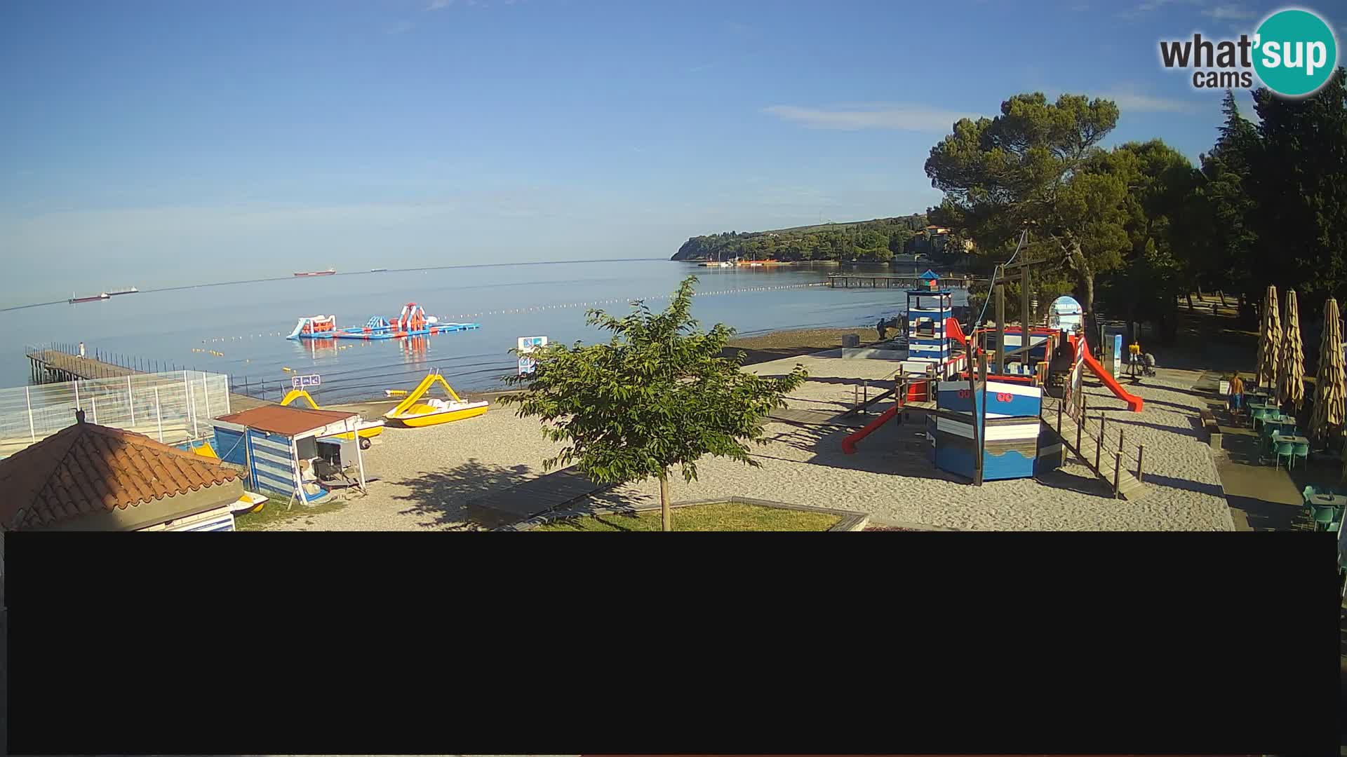 Live webcam Ankaran – Adria Ankaran Hotel & Resort – Slovenia