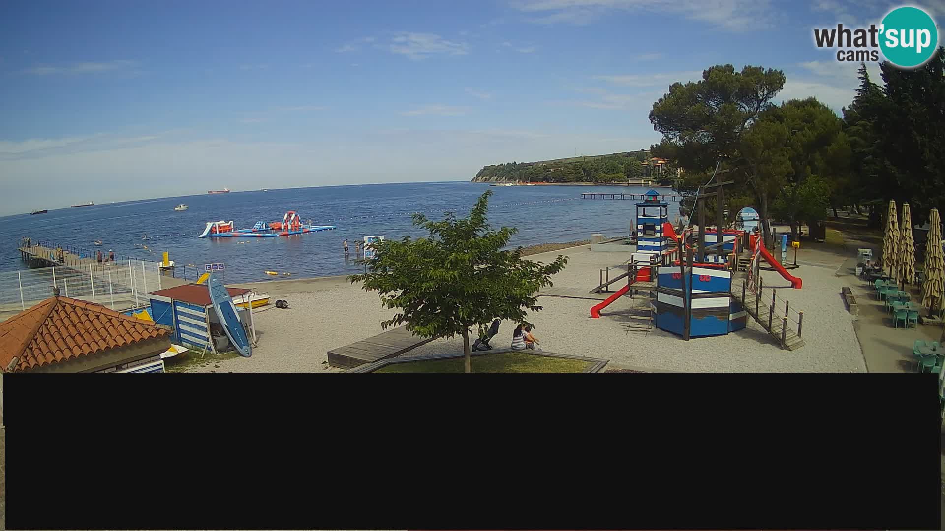 Live webcam Ankaran – Adria Ankaran Hotel & Resort – Slovenia