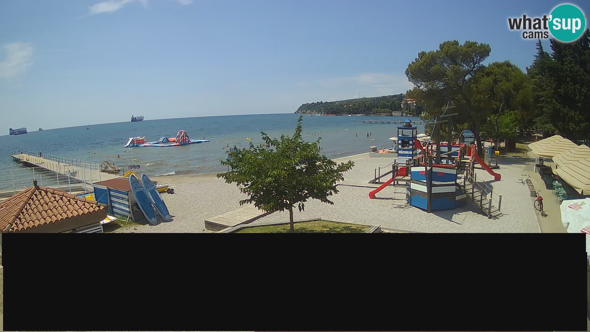 Cámara web en vivo Ankaran – Adria Ankaran Hotel & Resort – Eslovenia