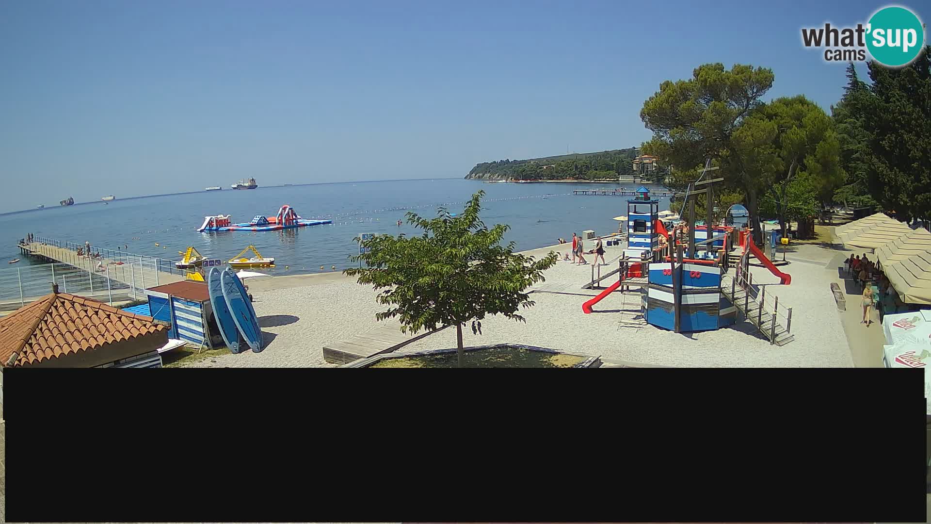 Live webcam Ankaran – Adria Ankaran Hotel & Resort – Slovenia