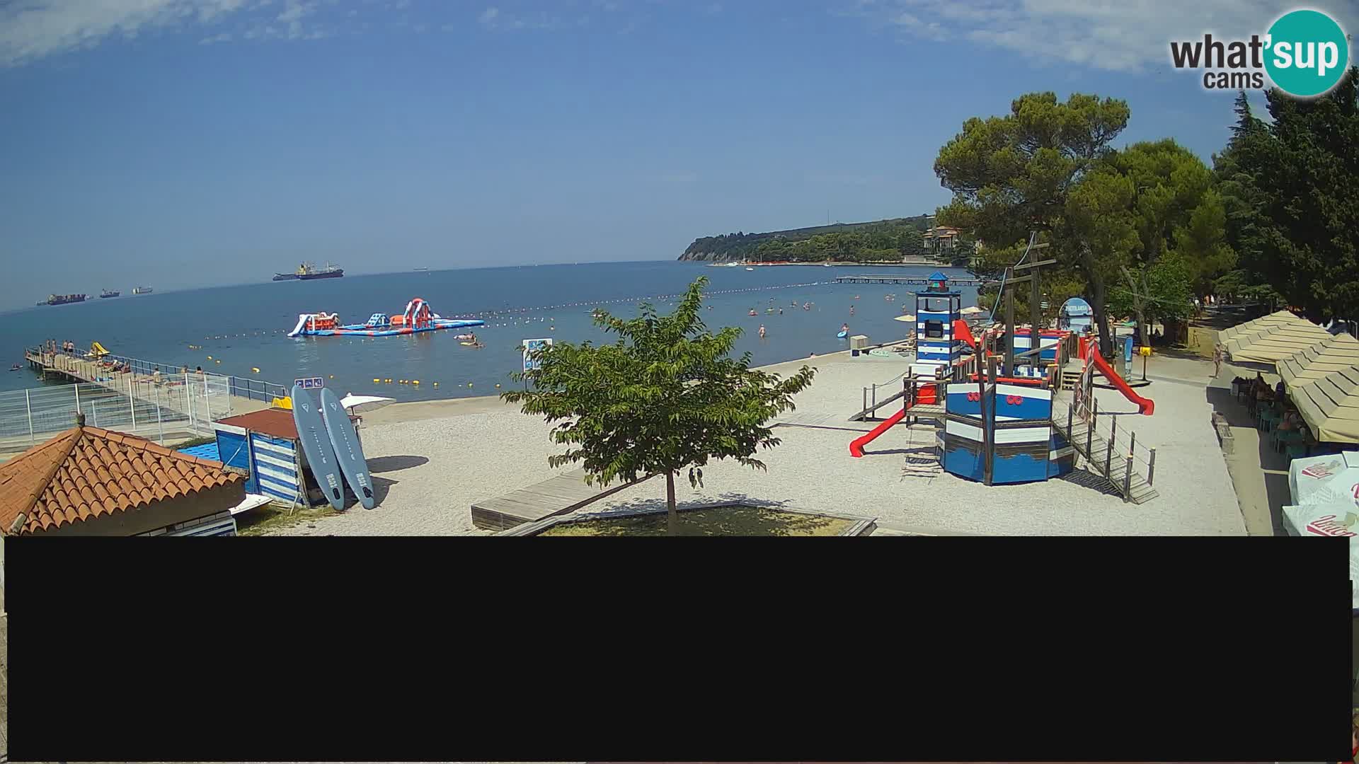Live webcam Ankaran – Adria Ankaran Hotel & Resort – Slovenia