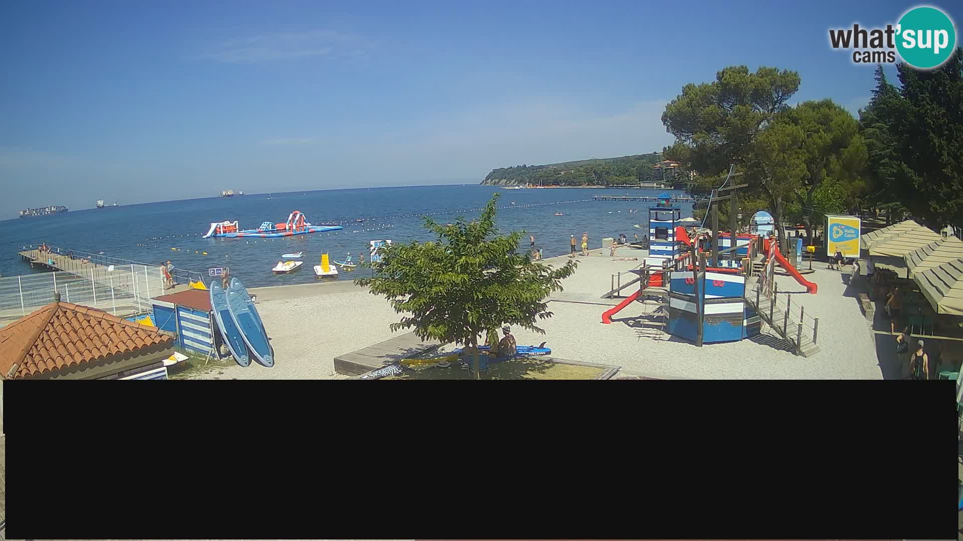 Live webcam Ankaran – Adria Ankaran Hotel & Resort – Slovenia