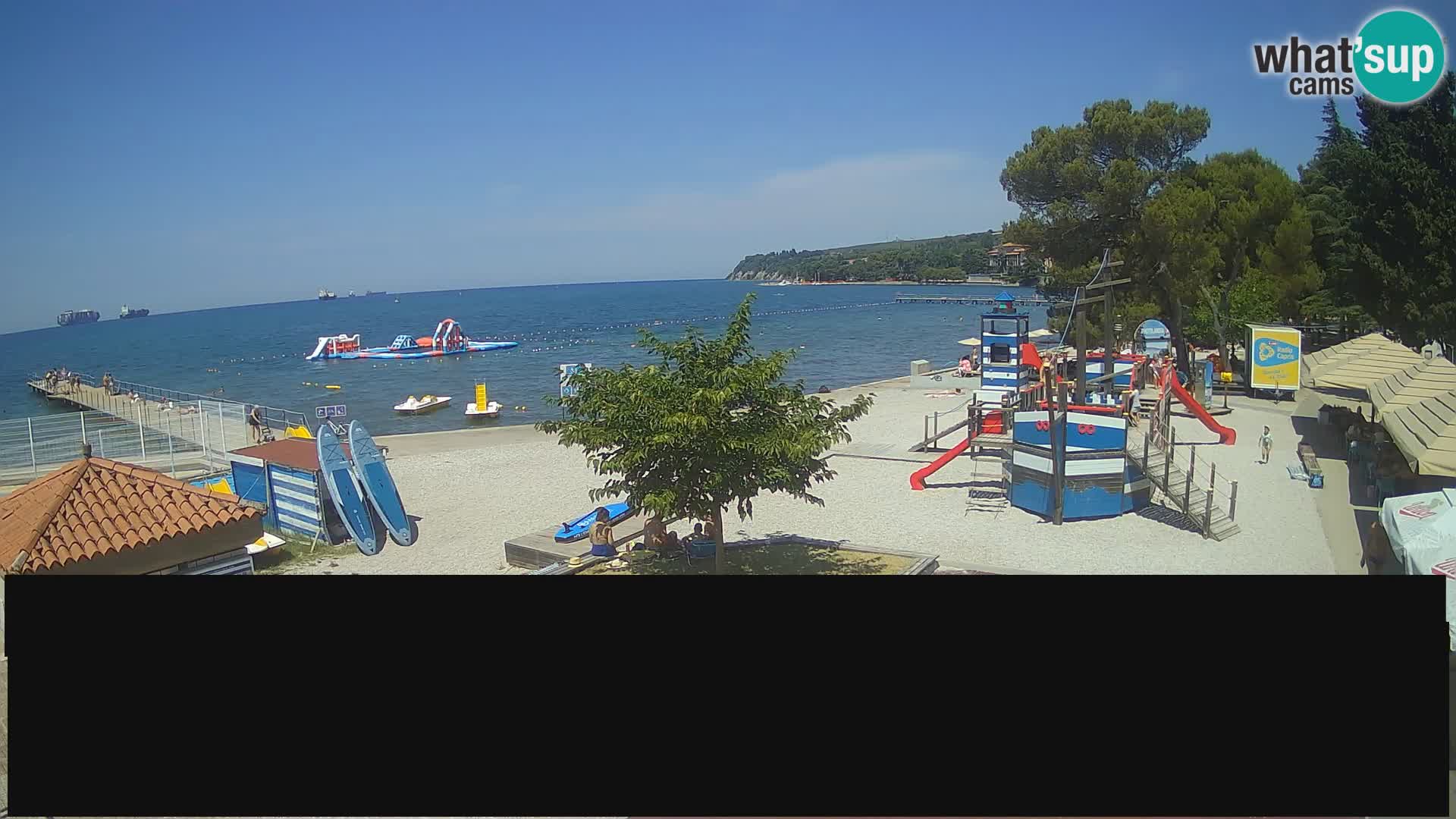 Live webcam Ankaran – Adria Ankaran Hotel & Resort – Slovenia