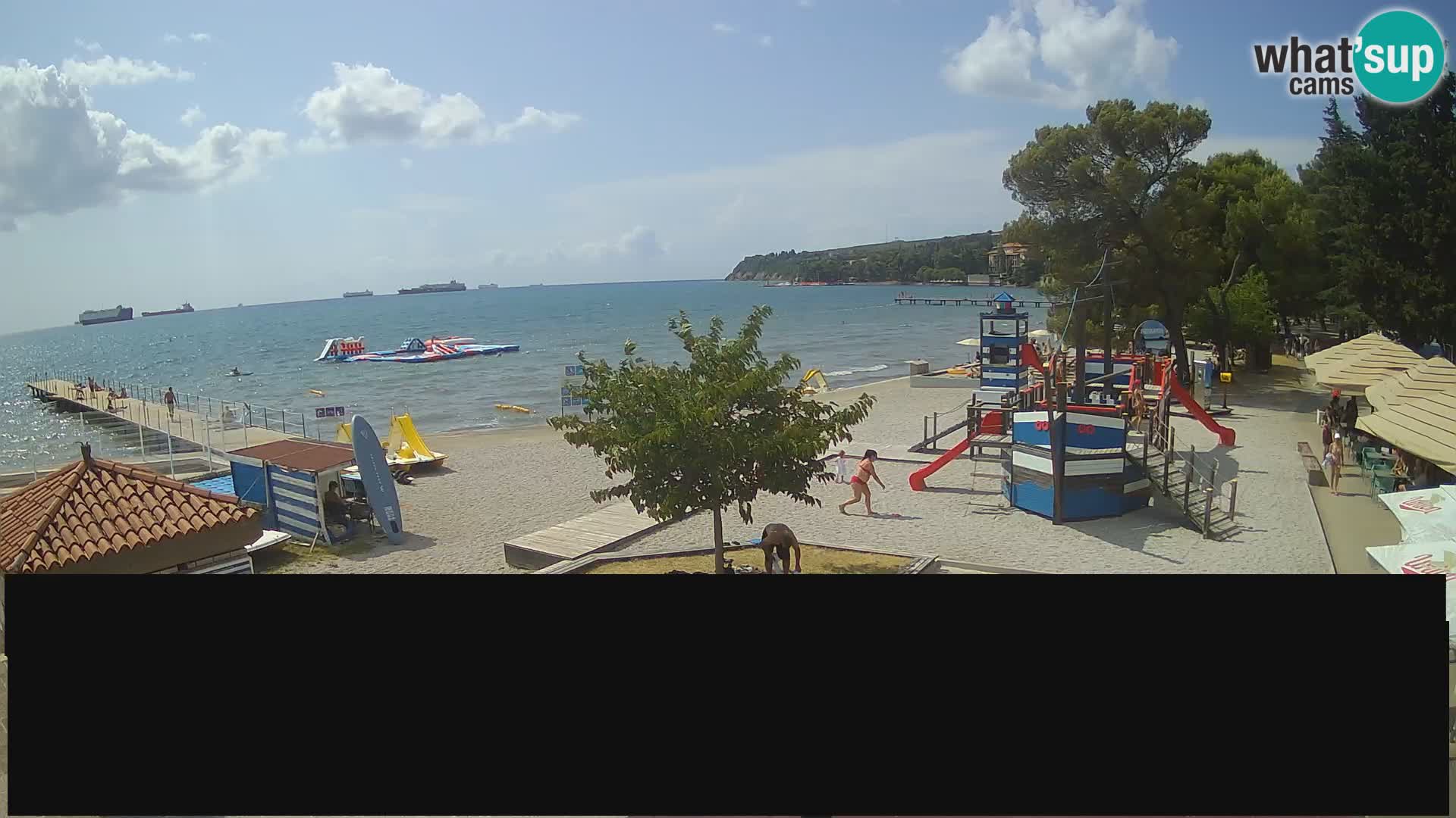 Live webcam Ankaran – Adria Ankaran Hotel & Resort – Slovenia