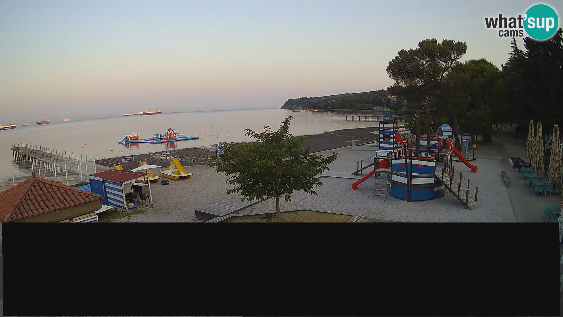 Live webcam Ankaran – Adria Ankaran Hotel & Resort – Slovenia