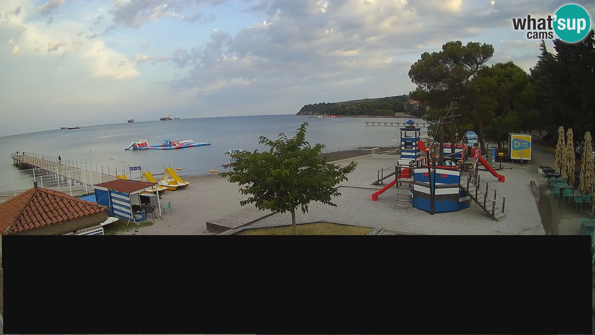 Web kamera uživo Ankaran – Adria Ankaran Hotel & Resort – Slovenija