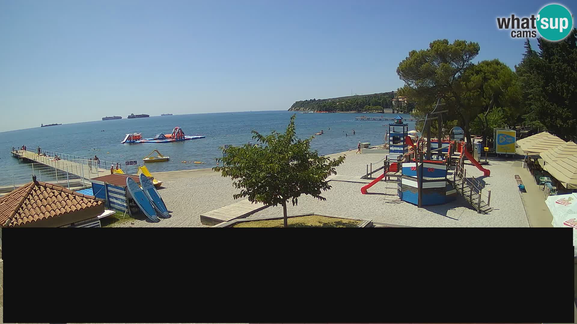 Live webcam Ankaran – Adria Ankaran Hotel & Resort – Slovenia