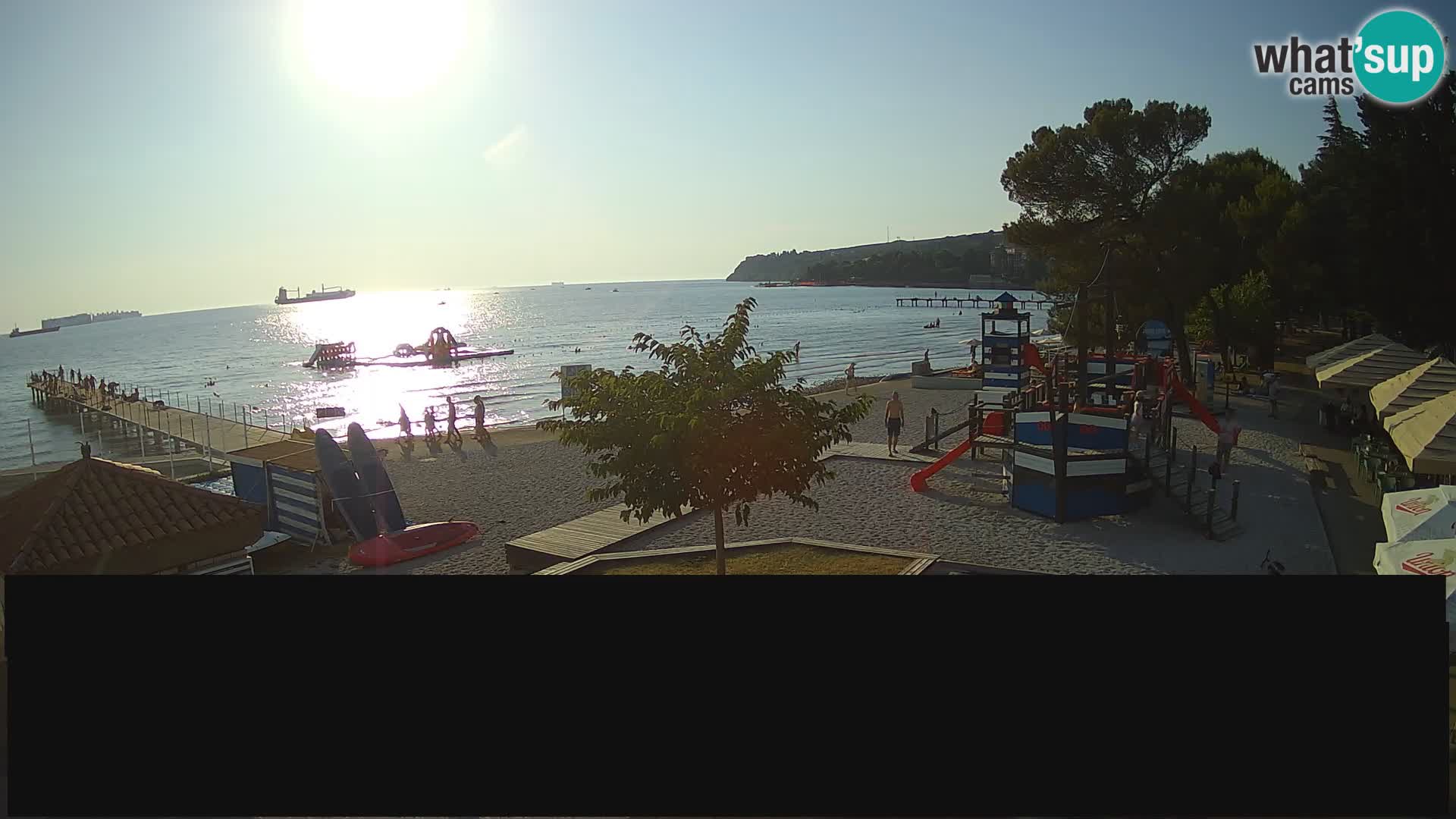 Cámara web en vivo Ankaran – Adria Ankaran Hotel & Resort – Eslovenia