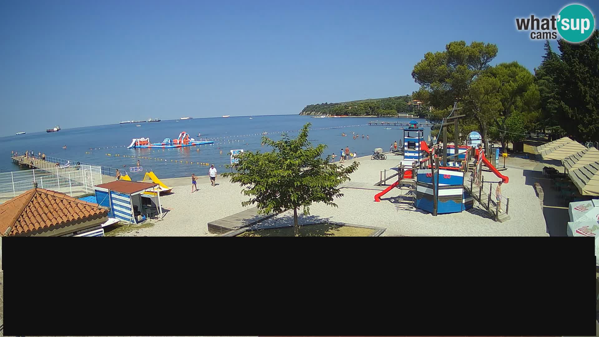 Live webcam Ankaran – Adria Ankaran Hotel & Resort – Slovenia