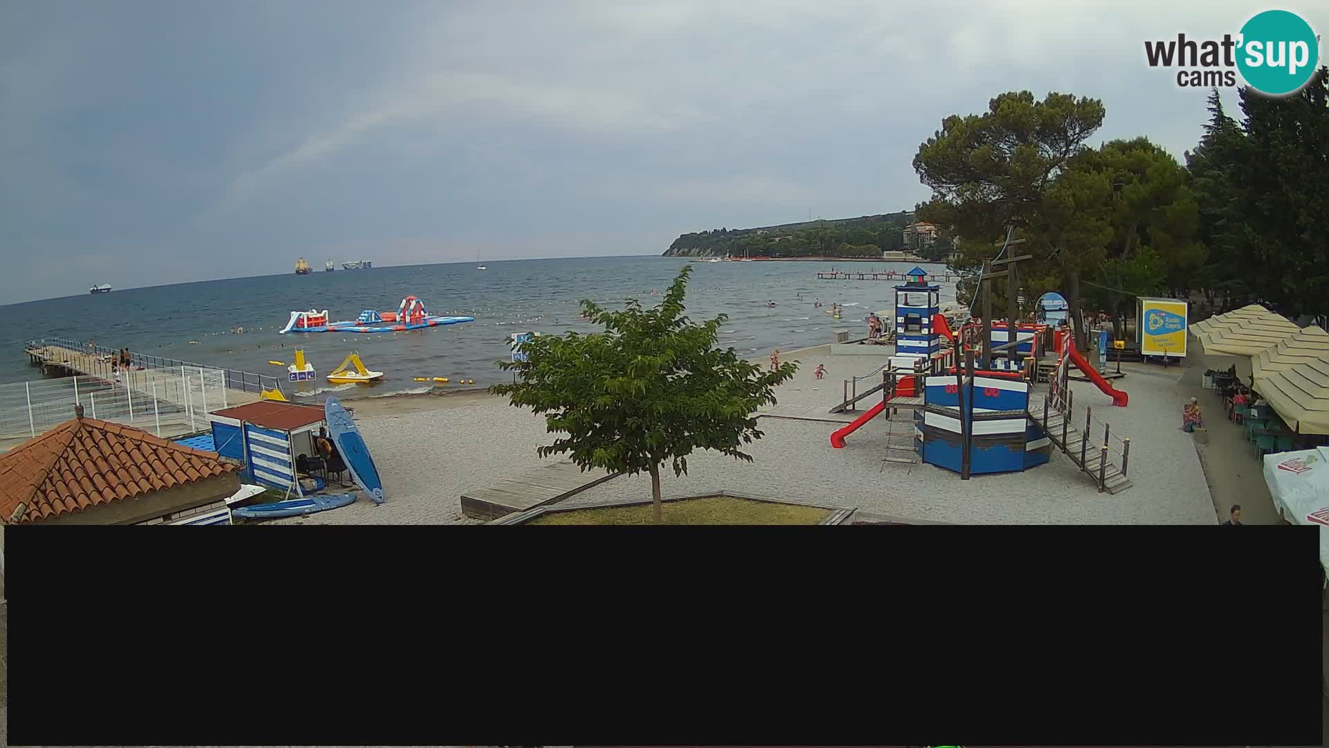 Live webcam Ankaran – Adria Ankaran Hotel & Resort – Slovenia