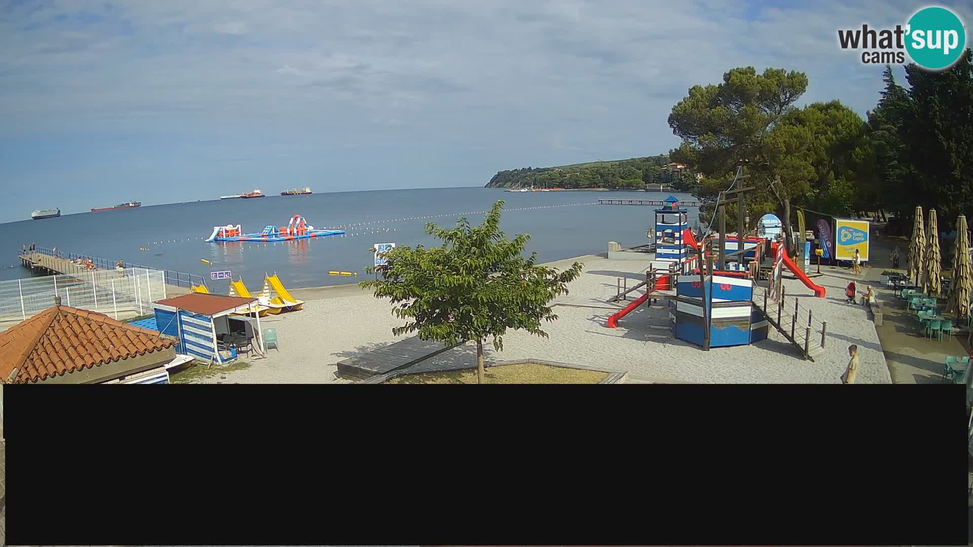 Cámara web en vivo Ankaran – Adria Ankaran Hotel & Resort – Eslovenia