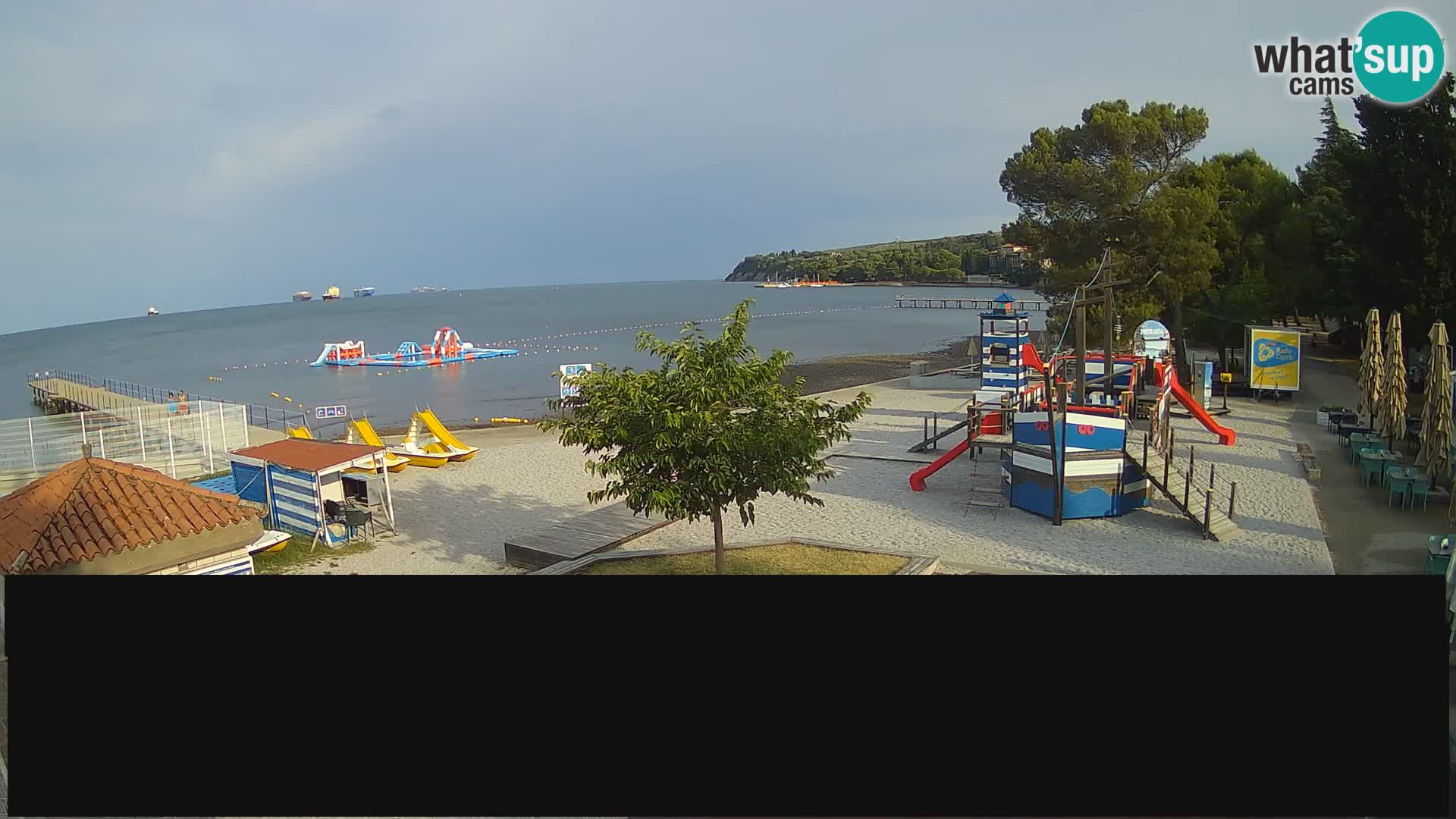 Cámara web en vivo Ankaran – Adria Ankaran Hotel & Resort – Eslovenia