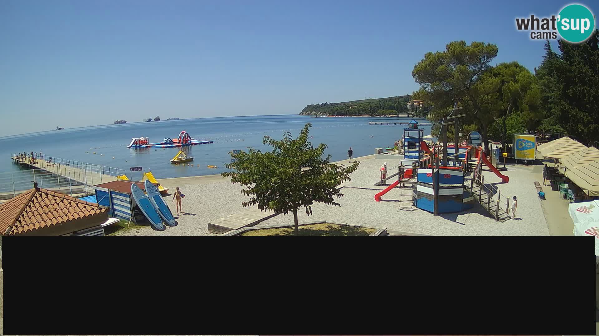Live webcam Ankaran – Adria Ankaran Hotel & Resort – Slovenia