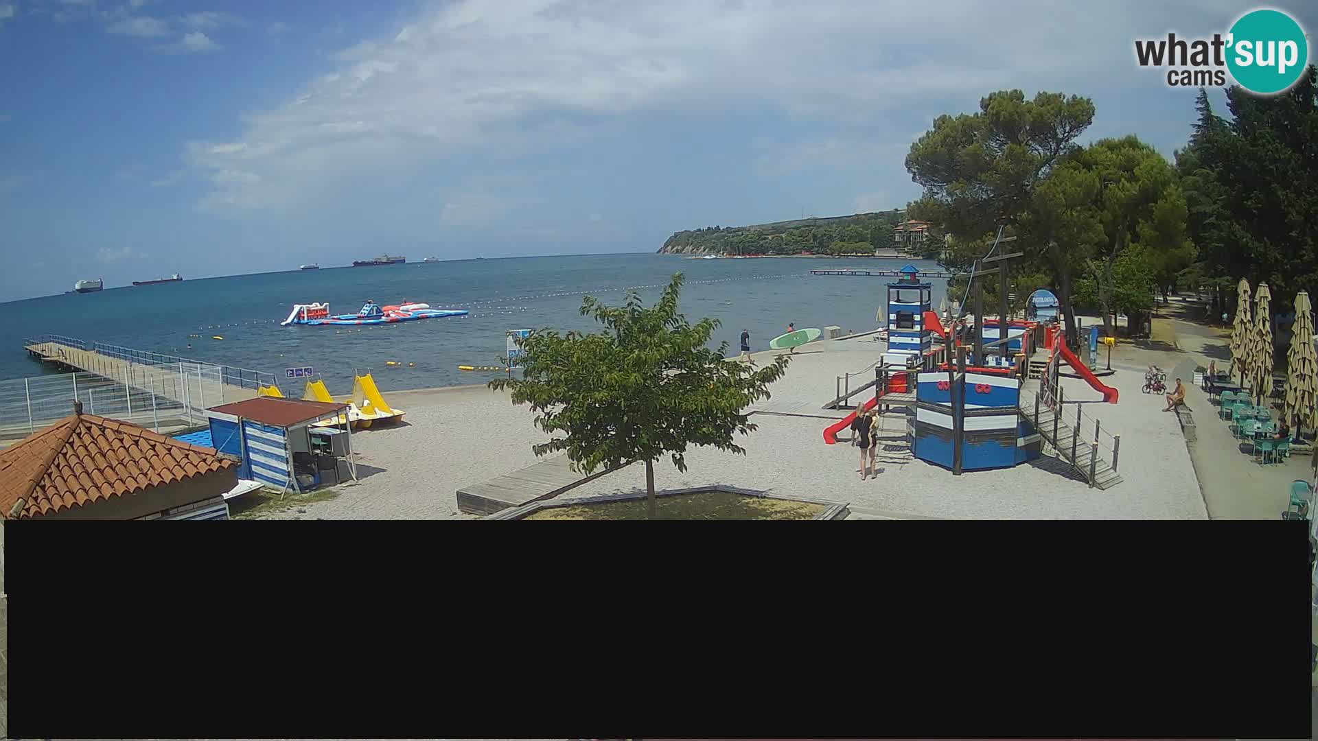 Live webcam Ankaran – Adria Ankaran Hotel & Resort – Slovenia