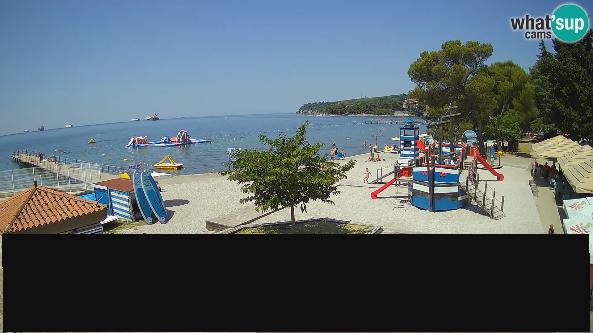 Cámara web en vivo Ankaran – Adria Ankaran Hotel & Resort – Eslovenia