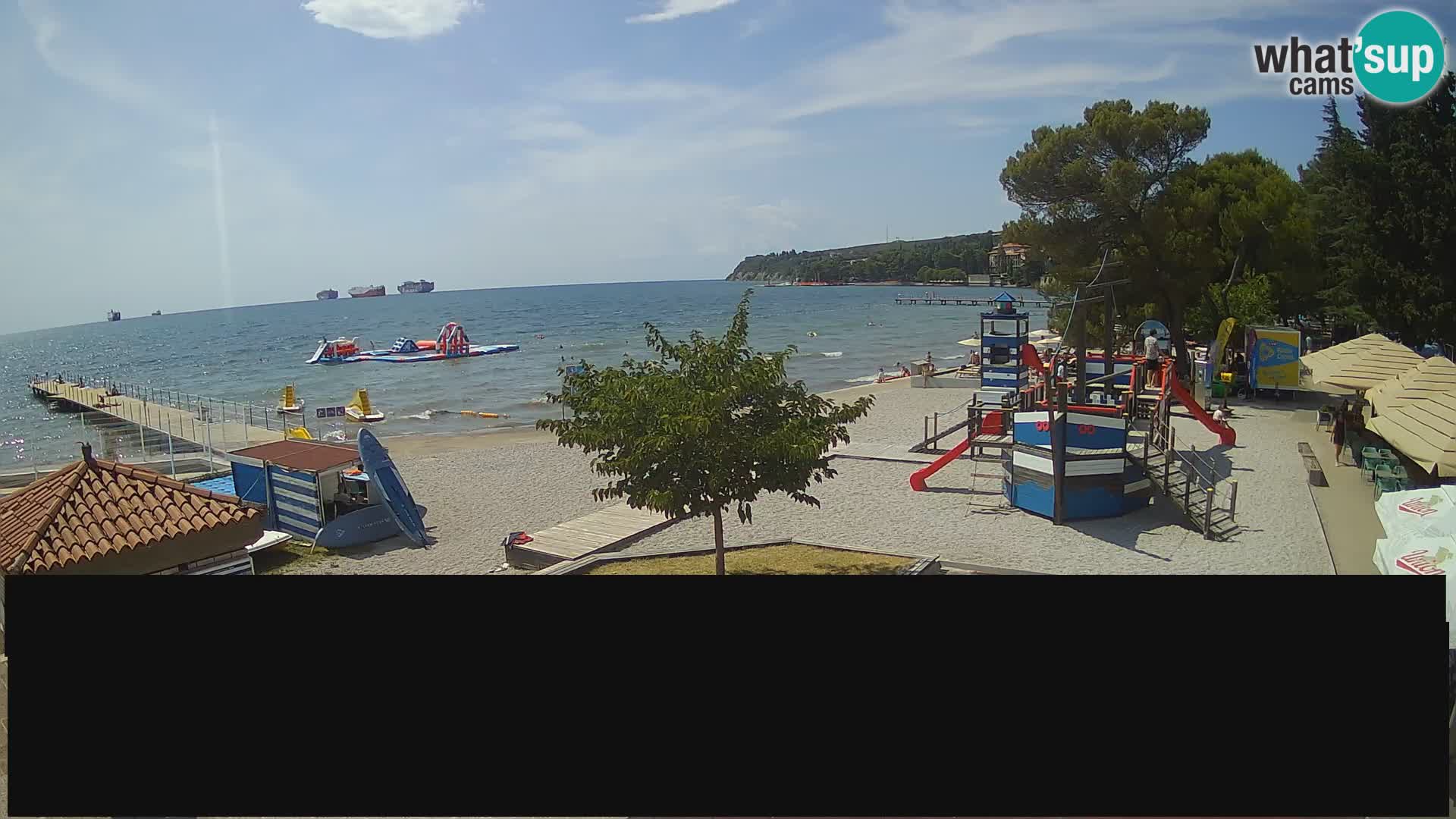 Live webcam Ankaran – Adria Ankaran Hotel & Resort – Slovenia
