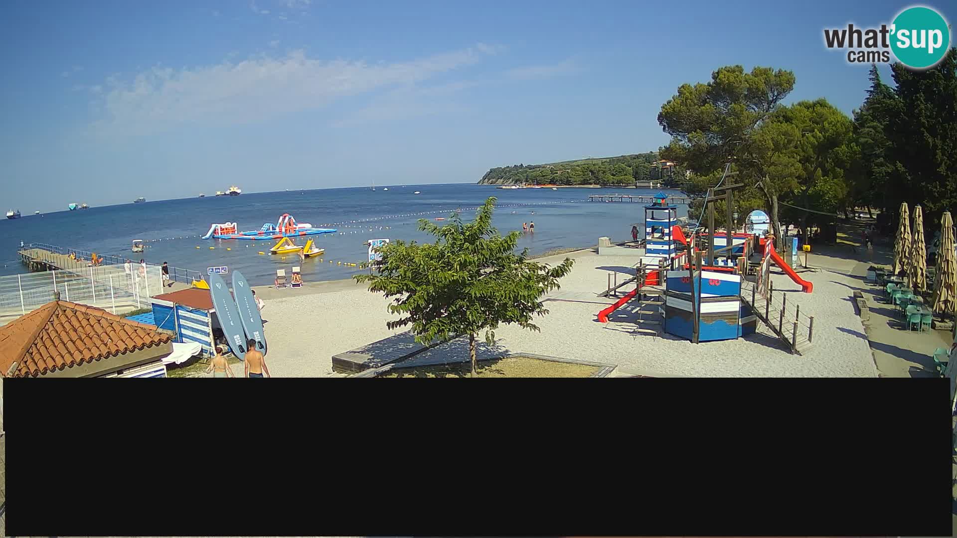 Live webcam Ankaran – Adria Ankaran Hotel & Resort – Slovenia