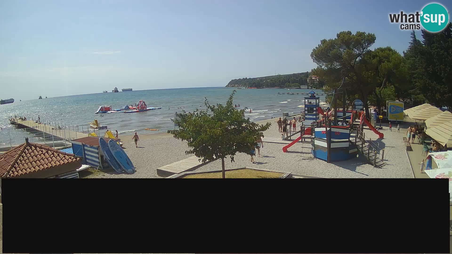 Cámara web en vivo Ankaran – Adria Ankaran Hotel & Resort – Eslovenia