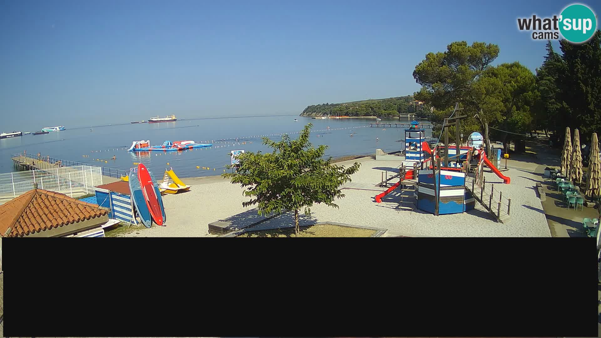 Live webcam Ankaran – Adria Ankaran Hotel & Resort – Slovenia