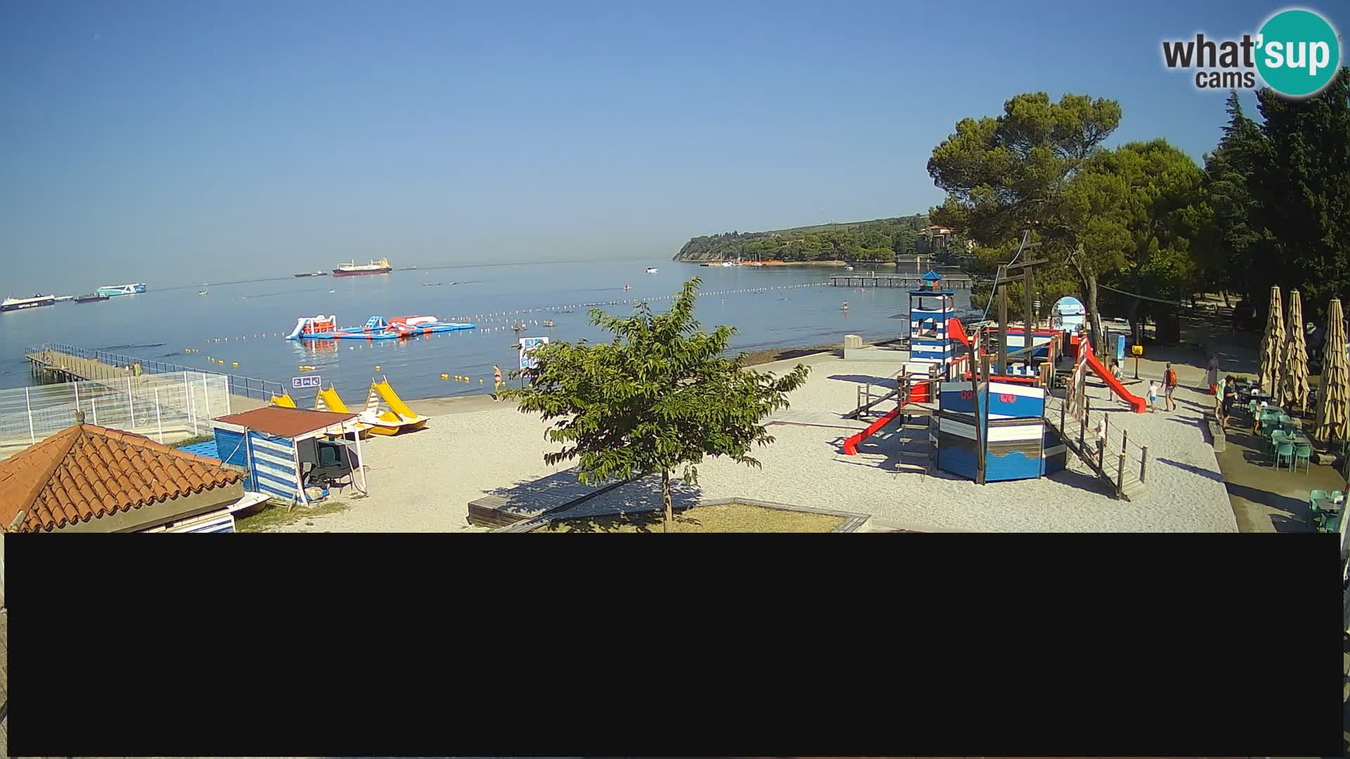 Live webcam Ankaran – Adria Ankaran Hotel & Resort – Slovenia