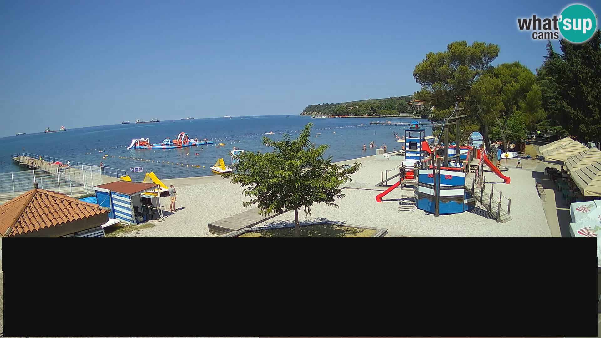 Cámara web en vivo Ankaran – Adria Ankaran Hotel & Resort – Eslovenia