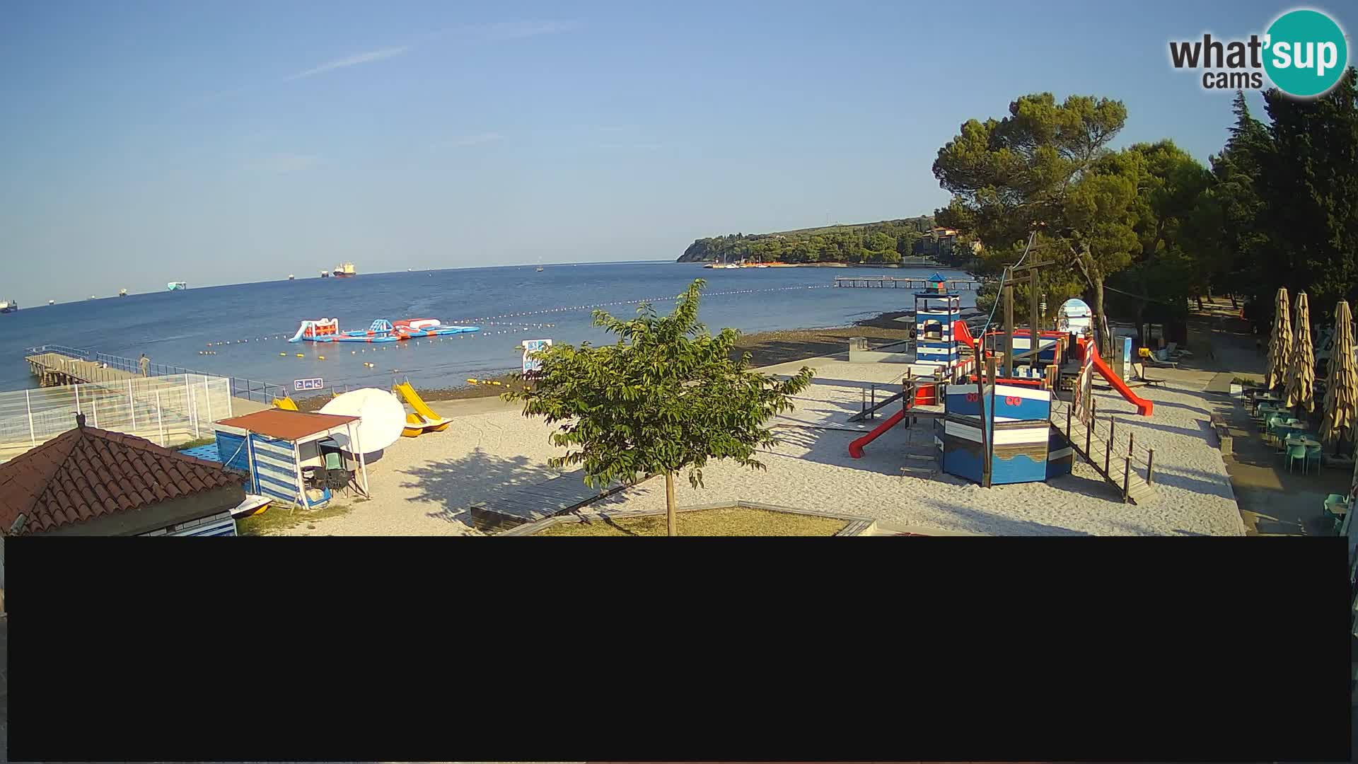 Cámara web en vivo Ankaran – Adria Ankaran Hotel & Resort – Eslovenia