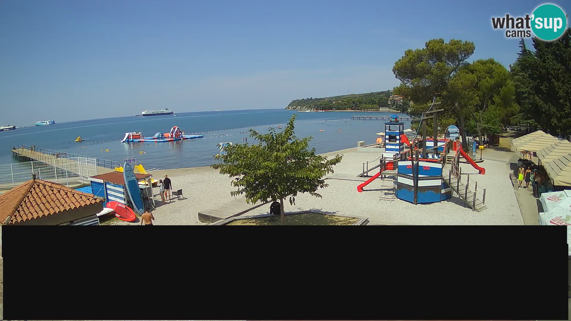 Web kamera uživo Ankaran – Adria Ankaran Hotel & Resort – Slovenija