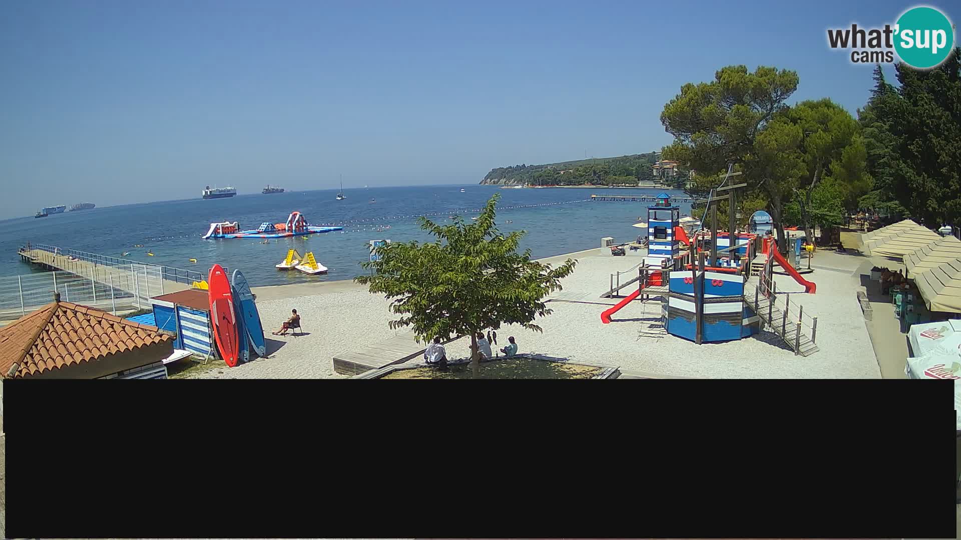 Cámara web en vivo Ankaran – Adria Ankaran Hotel & Resort – Eslovenia