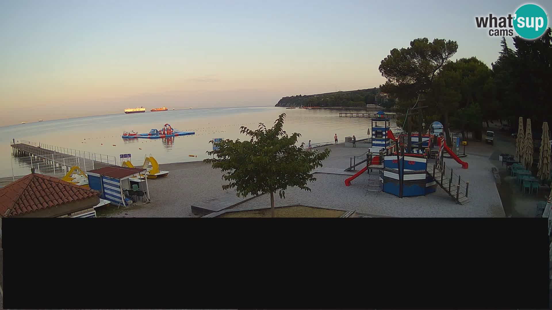 Cámara web en vivo Ankaran – Adria Ankaran Hotel & Resort – Eslovenia