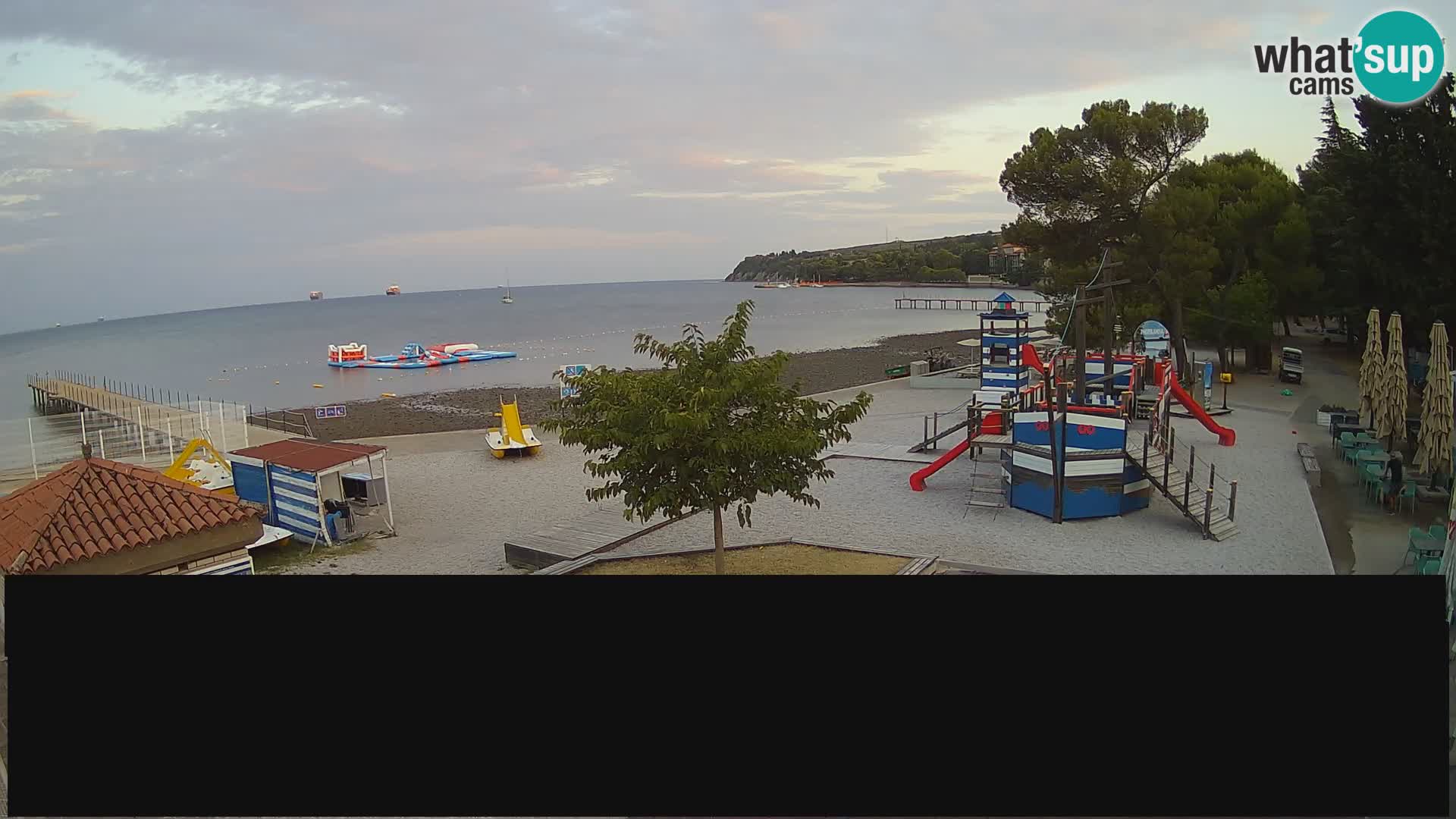 Web kamera uživo Ankaran – Adria Ankaran Hotel & Resort – Slovenija