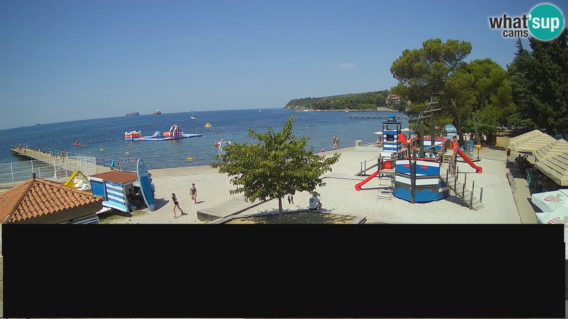 Live webcam Ankaran – Adria Ankaran Hotel & Resort – Slovenia