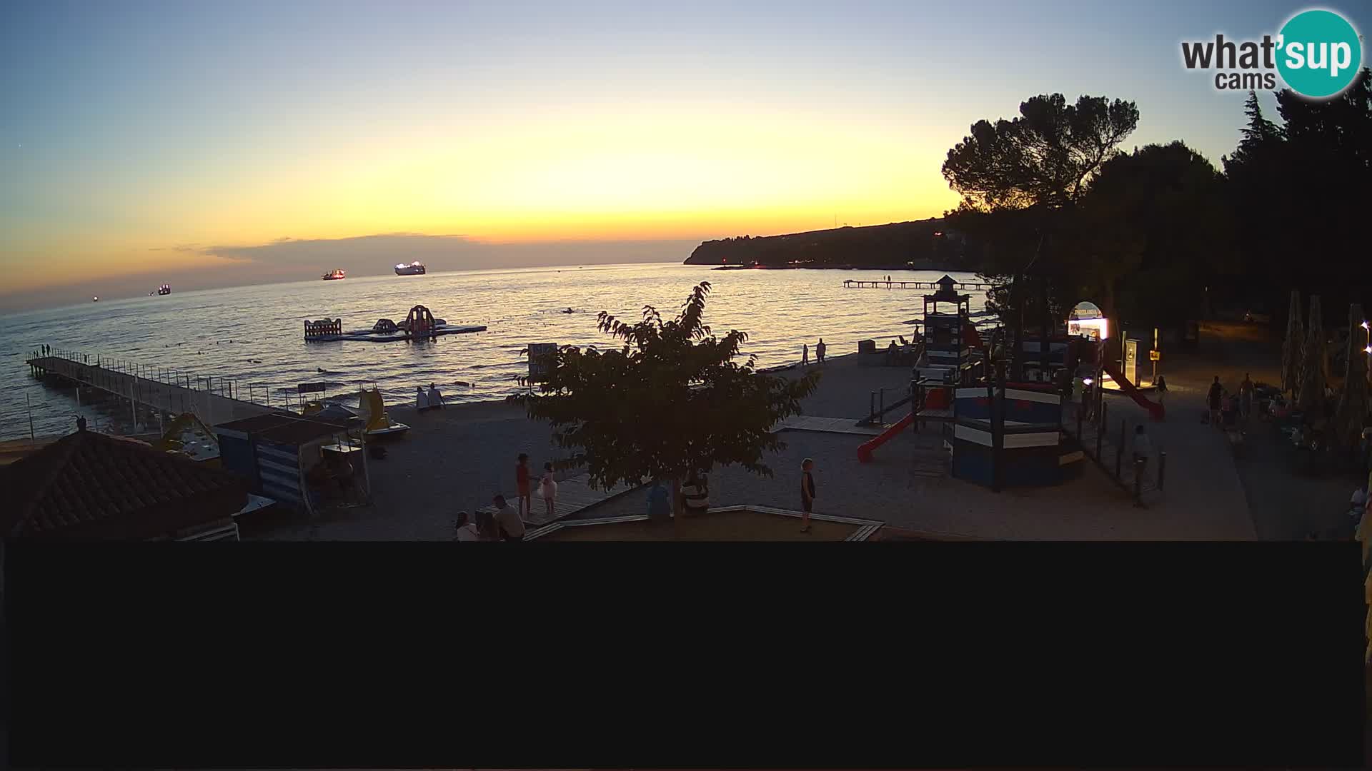 Live webcam Ankaran – Adria Ankaran Hotel & Resort – Slovenia
