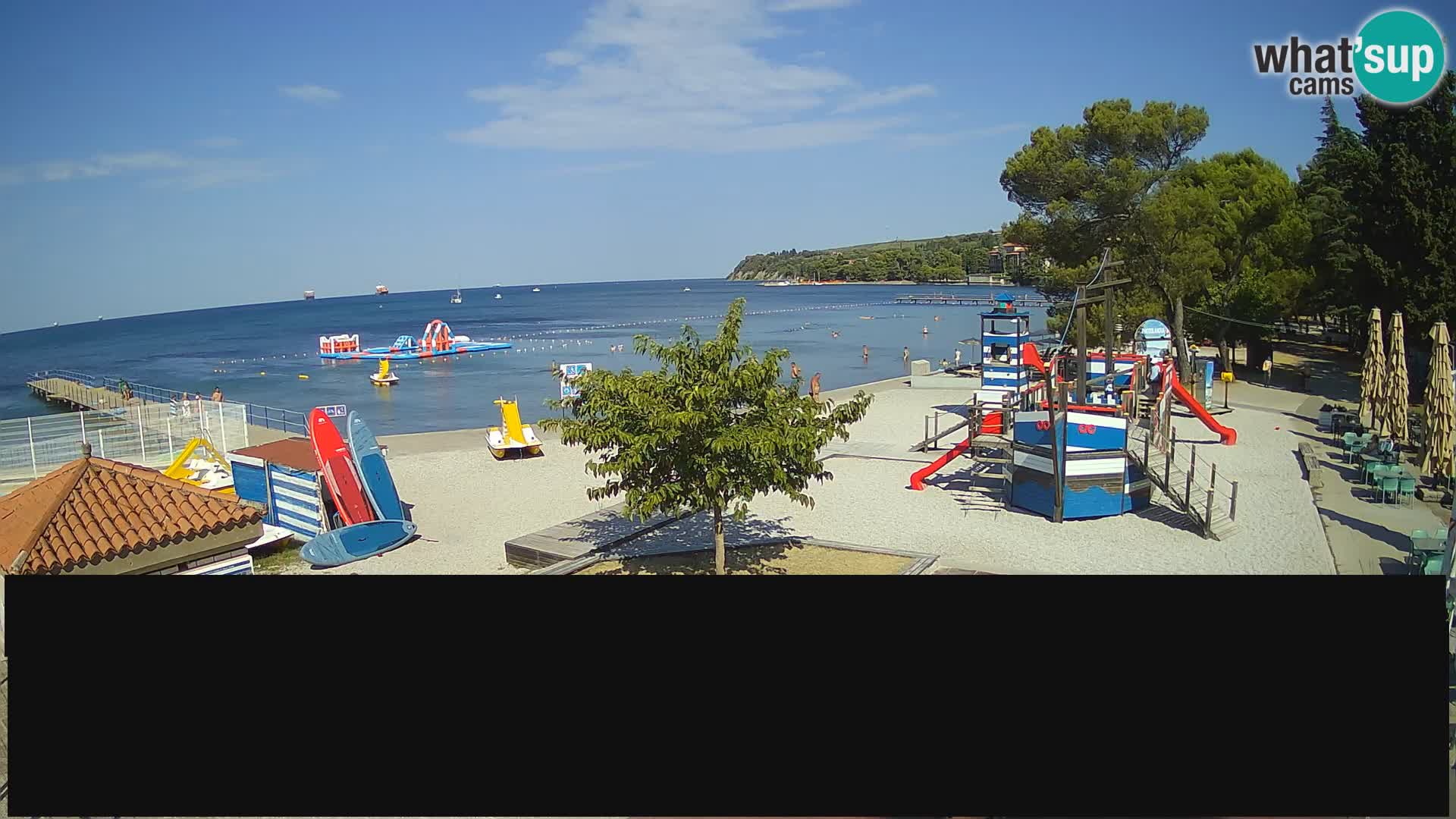 Cámara web en vivo Ankaran – Adria Ankaran Hotel & Resort – Eslovenia