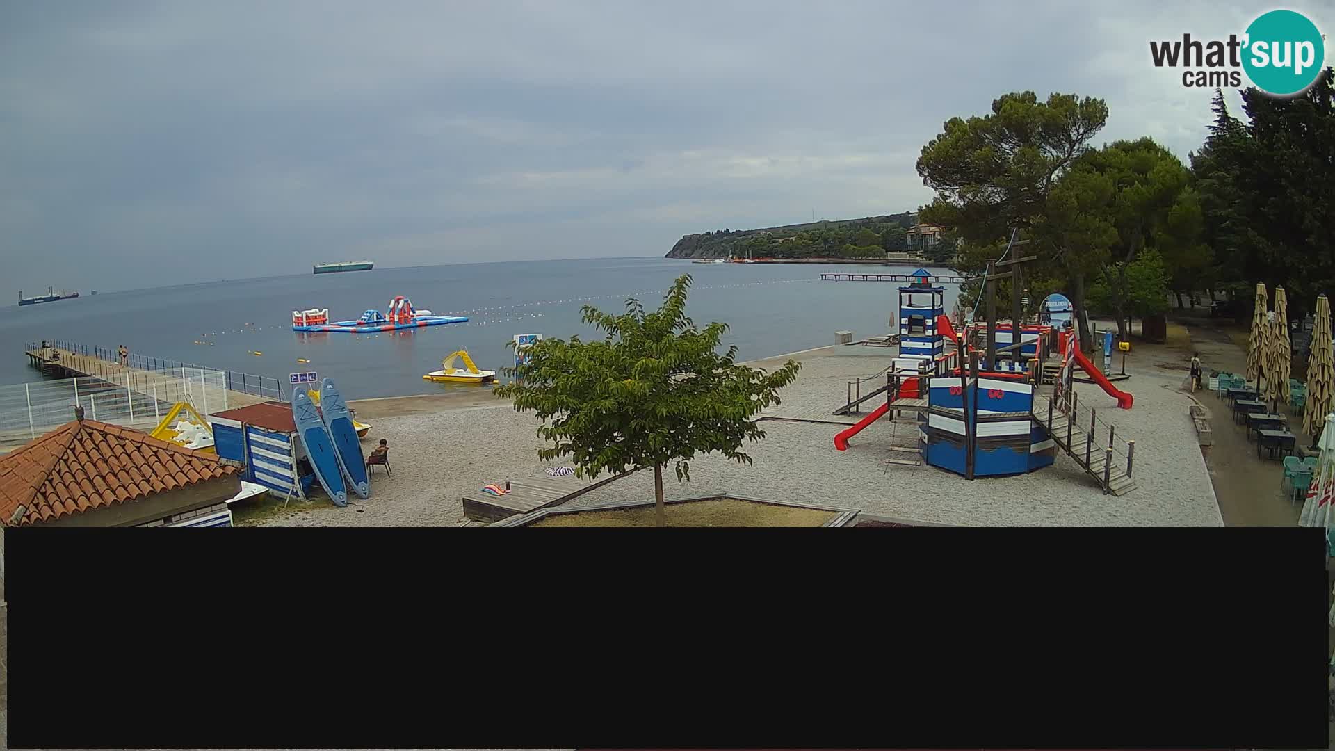 Cámara web en vivo Ankaran – Adria Ankaran Hotel & Resort – Eslovenia