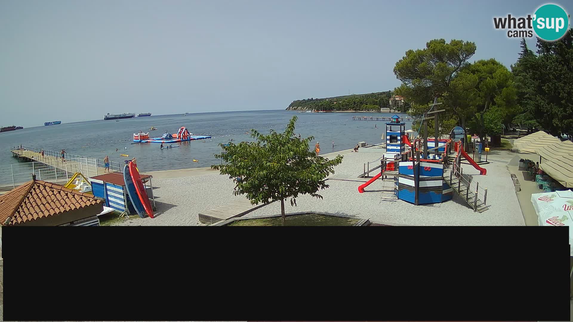 Cámara web en vivo Ankaran – Adria Ankaran Hotel & Resort – Eslovenia